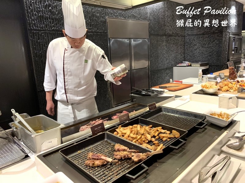 Buffet Pavilion餐廳自助餐｜韓國首爾吃到飽就在首爾63大廈，汝矣島必吃美食 @猴屁的異想世界