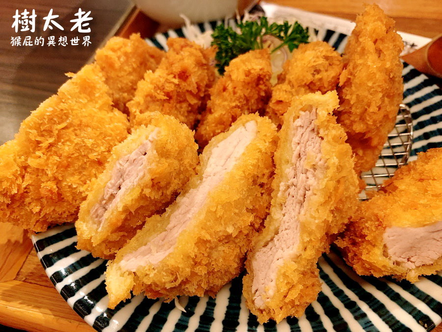 樹太老日本定食青海家樂福店｜台中好吃日本料理，炸豬排、丼飯平價大份量、味噌湯、白飯、生菜吃到飽 @猴屁的異想世界