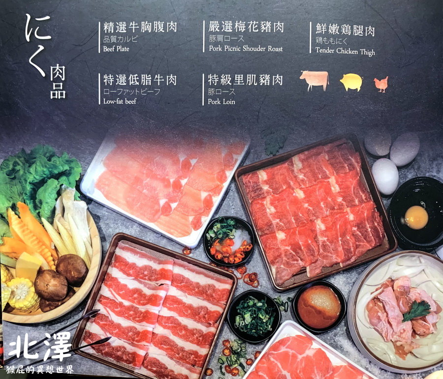 北澤壽喜燒專門店｜台中壽喜燒吃到飽，399元起肉品、菜盤、飲料無限供應，當月壽星優惠 @猴屁的異想世界