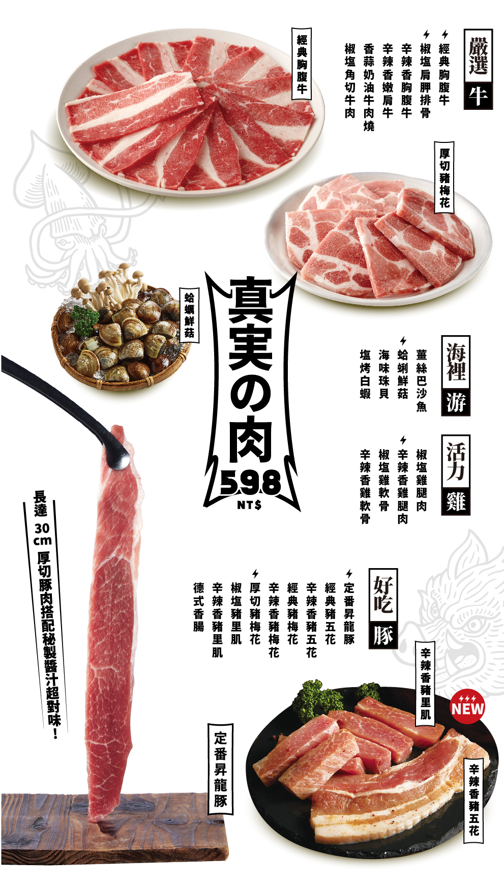 肉次方西門町｜台北燒肉吃到飽，王品集團肉次方燒肉吃到飽598元起，肋眼牛排超好吃，超難訂位 @猴屁的異想世界