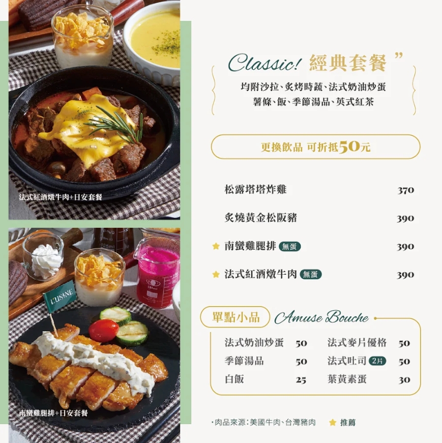 L&#8217;USiNE Café｜台中勤美早午餐推薦，純白極簡風超好拍，紅酒燉牛肉太好吃！ @猴屁的異想世界