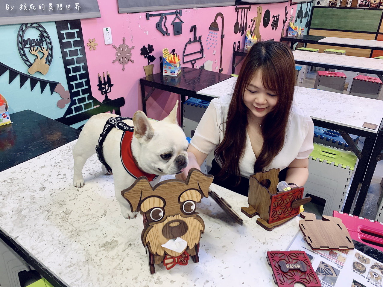 約客厚禮築夢手創館｜台中超夢幻拍照景點1票玩到底，有冰雪奇緣場景、阿凡達場景超酷，飢餓遊戲也有來DIY手作禮物，寵物友善免費租推車 @猴屁的異想世界