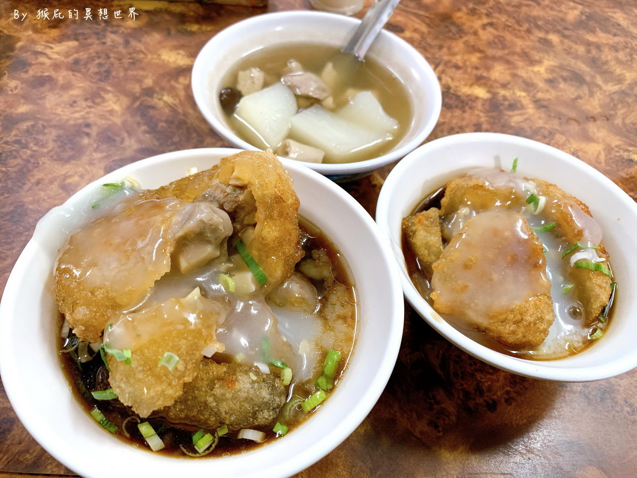 吳記脆皮肉圓｜台中必吃脆皮肉圓，現炸不一樣的肉圓，不好吃免錢，生意超好大排隊 @猴屁的異想世界