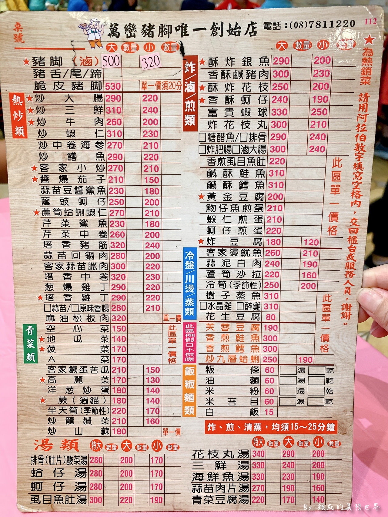 海鴻豬腳｜屏東必吃萬巒豬腳海鴻飯店唯一創始店，蔣經國也有來吃，已經開了77年，有免費停車場 @猴屁的異想世界