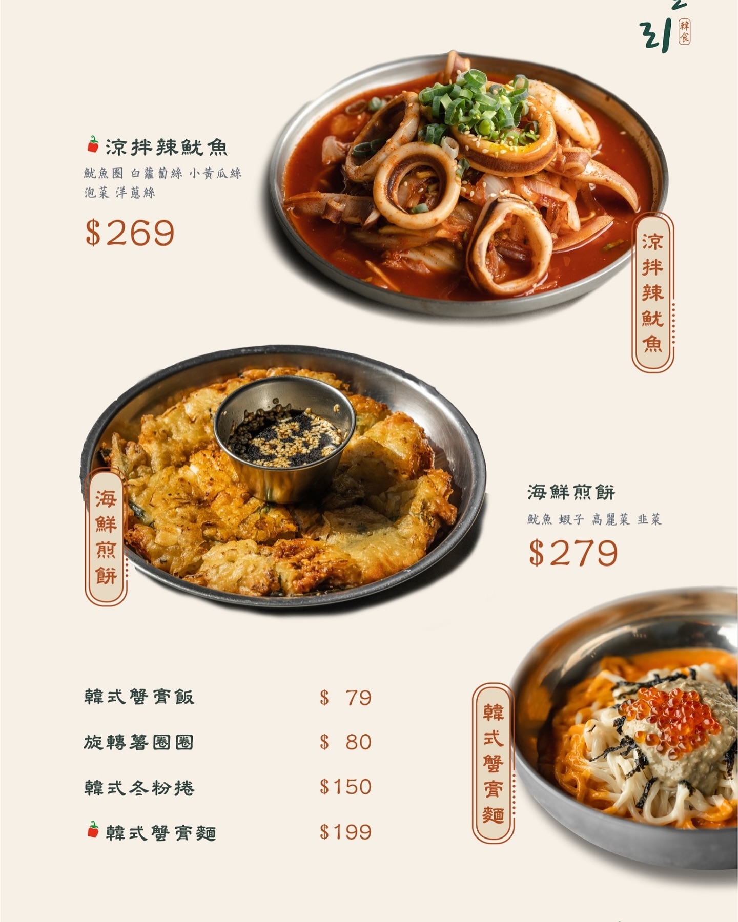 掰哩掰哩韓食料理｜台中超人氣韓式料理，6種小菜吃到飽、炸雞炸醬麵泡菜鍋平價美味推薦 @猴屁的異想世界