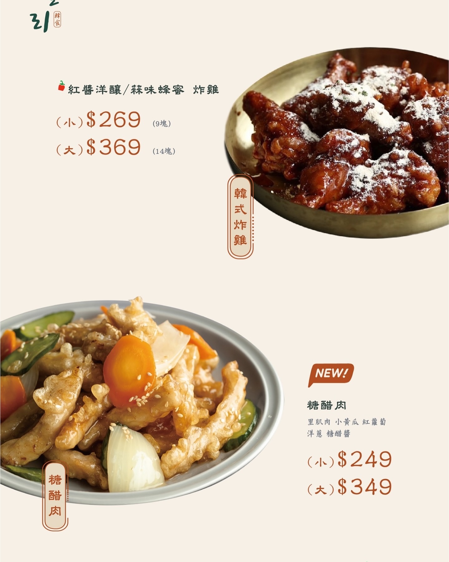 掰哩掰哩韓食料理｜台中超人氣韓式料理，6種小菜吃到飽、炸雞炸醬麵泡菜鍋平價美味推薦 @猴屁的異想世界