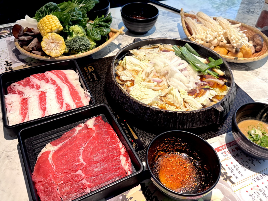 壽喜燒一丁國安店｜台中壽喜燒吃到飽，最低508元起，有當月壽星優惠，台中免費停車餐廳 @猴屁的異想世界