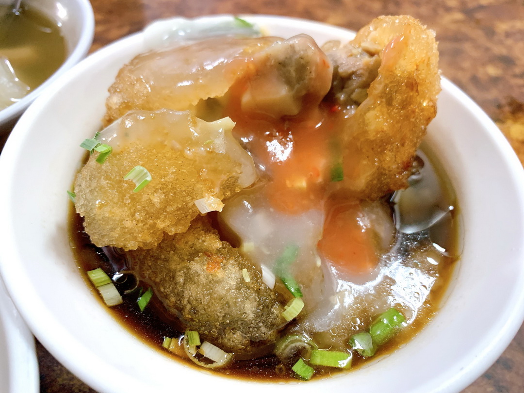 吳記脆皮肉圓｜台中人氣排隊美食，現炸酥脆又爆汁，不好吃免錢太狂啦 @猴屁的異想世界