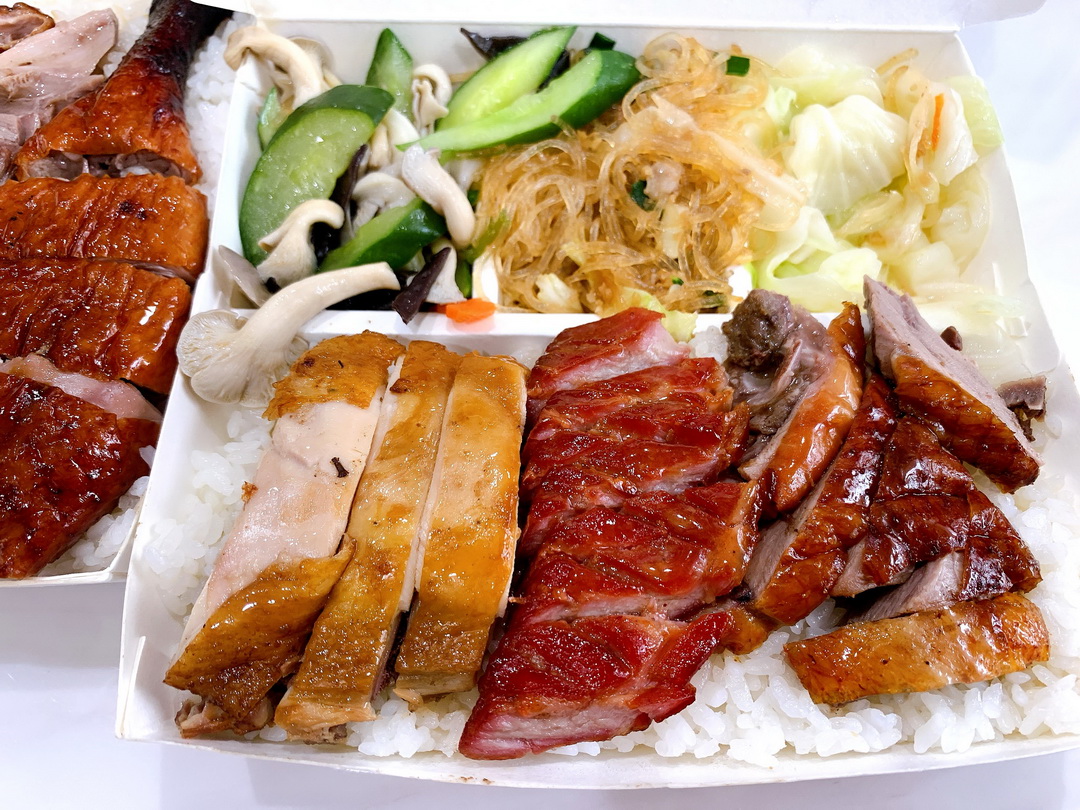 廣珍香燒臘快餐館｜台中西屯超人氣燒臘店，每天都大排長龍，烤鴨腿飯晚來買不到 @猴屁的異想世界