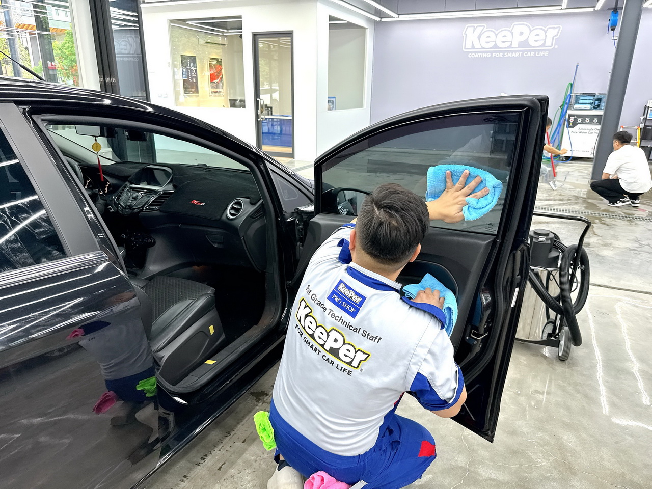 KeePer PRO SHOP｜台中汽車美容推薦，日本第一手工洗車品牌，內裝清潔超專業 @猴屁的異想世界