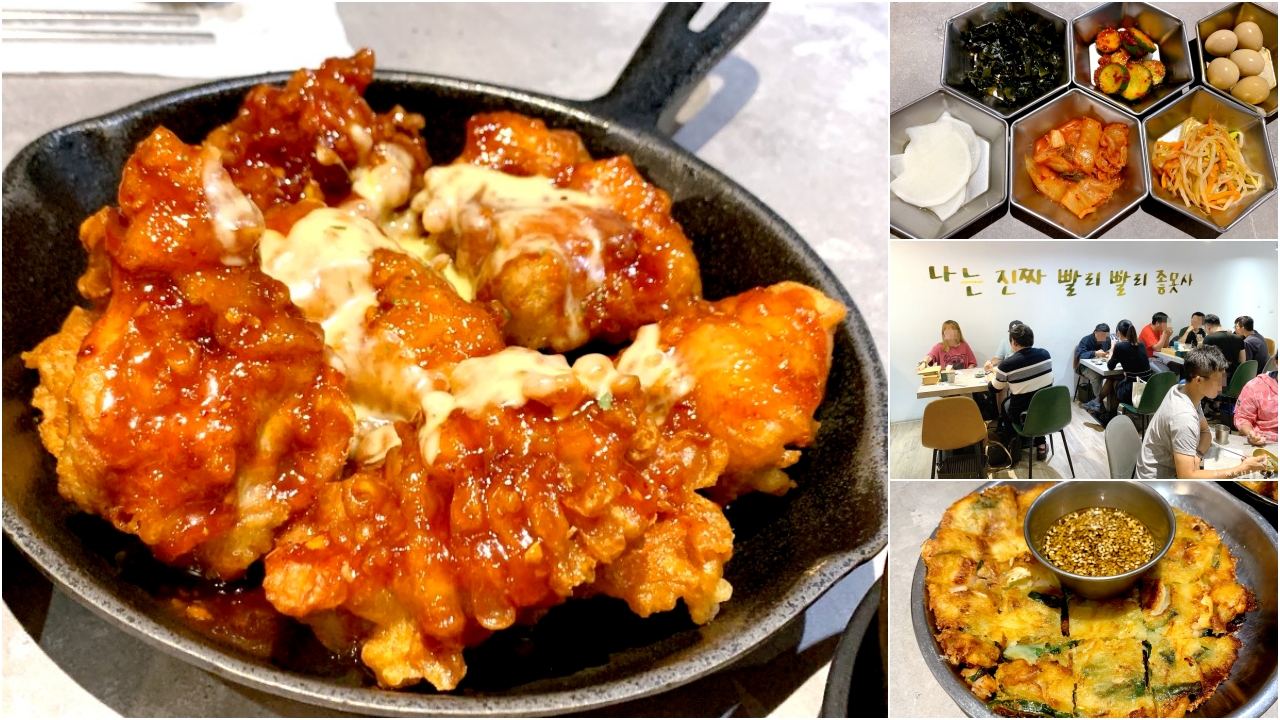 掰哩掰哩韓食料理｜台中超人氣韓式料理6種小菜吃到飽，平價好吃CP值高，炸雞、炸醬麵、炒碼麵、泡菜鍋都很讚
