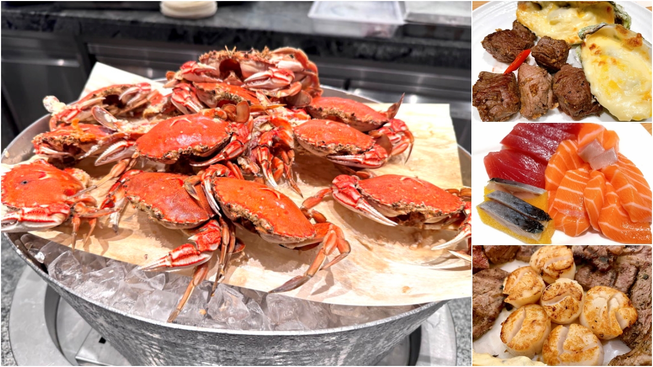 饗食天堂台中大遠百店｜台中Buffet吃到飽餐廳推薦，饗食天堂全新改裝升級6.0，食材更豐富