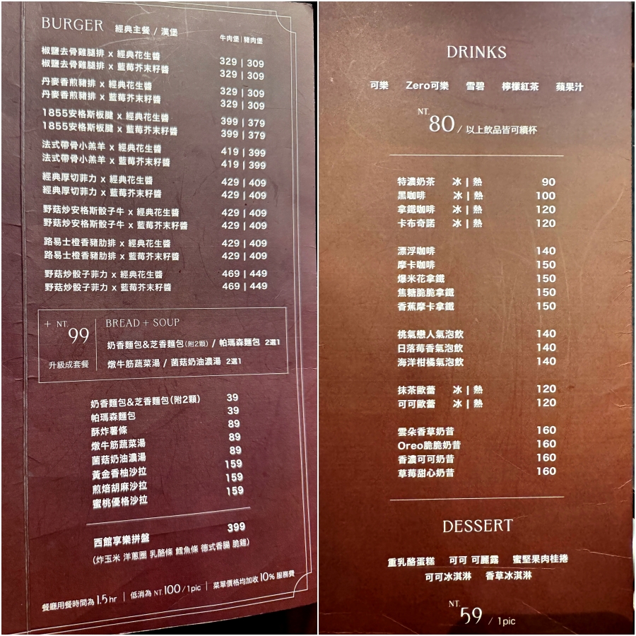 【WEST1993西館】台中美式漢堡推薦，超狂雙主餐餐廳，飲料無限暢飲、壽星送蛋糕 @猴屁的異想世界