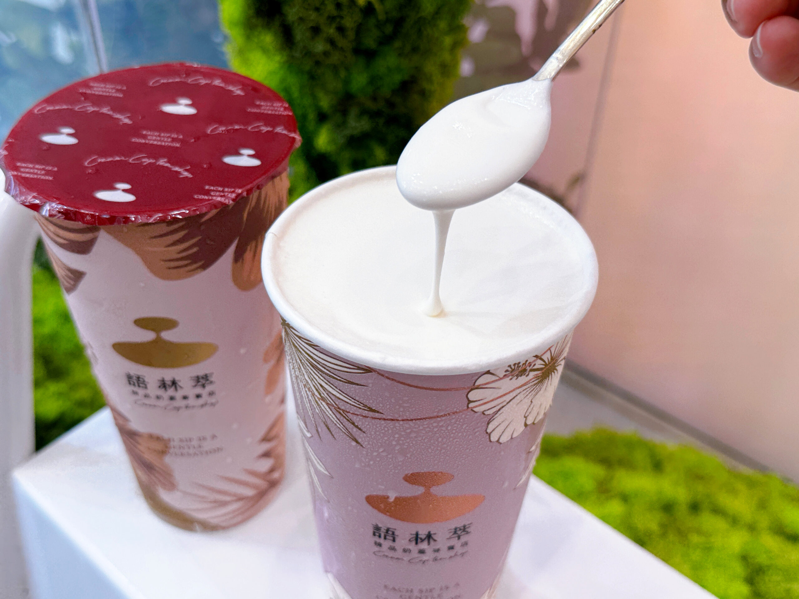【語林萃精品奶蓋專賣店】台中最強奶蓋推薦！用奶油界愛馬仕打造精品飲品，開幕送保溫袋＋折價券攻略 @猴屁的異想世界