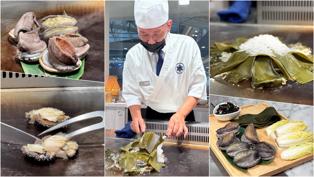 【台中慶生聚餐首選】明水然樂台中大魯閣店｜台中無菜單鐵板燒推薦，14道高級海陸套餐，龍蝦和牛一次滿足 @猴屁的異想世界