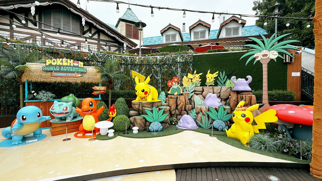 2025首爾樂天世界寶可夢樂園｜Pokémon World Adventure夏日限定活動攻略，皮卡丘、卡比獸拍照景點推薦 @猴屁的異想世界