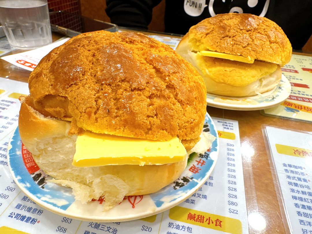 金華冰廳｜香港美食推薦，菠蘿油界的傳奇，必吃經典老字號，西多士也必點 @猴屁的異想世界