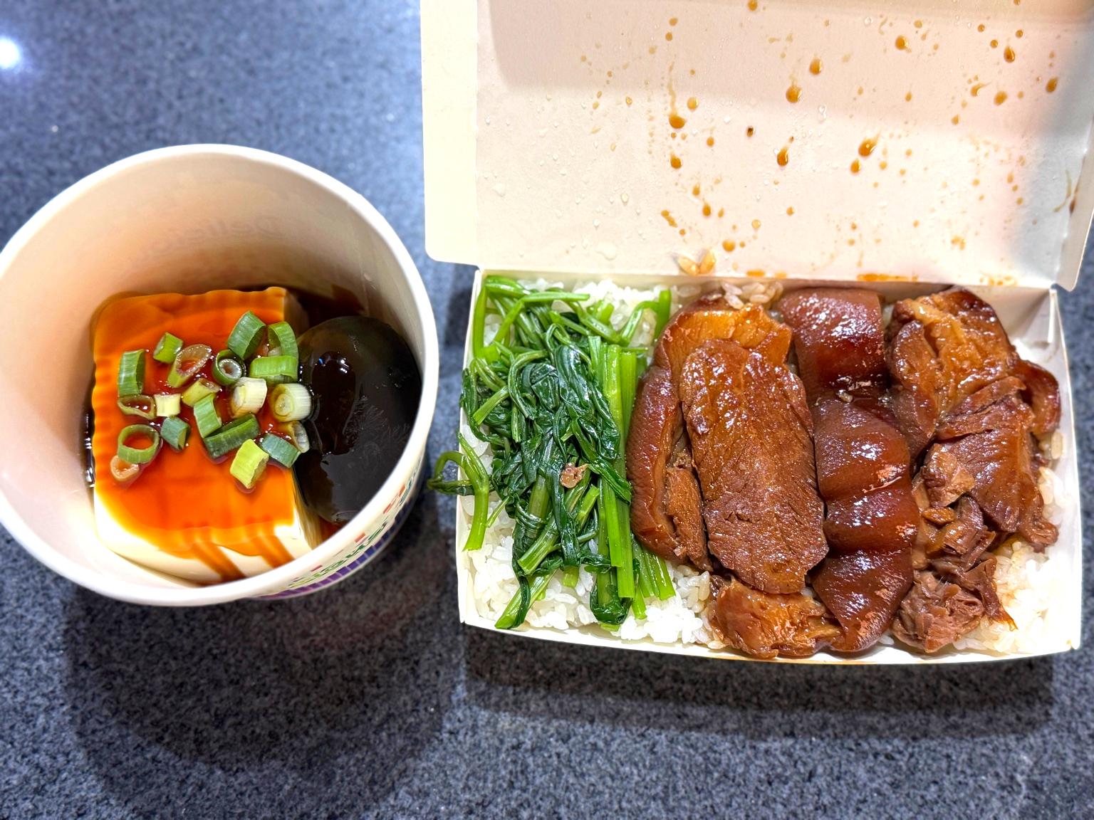 【玉蝶小吃】台中宵夜推薦！腿庫飯超入味、皮蛋豆腐清爽開胃（附菜單） @猴屁的異想世界