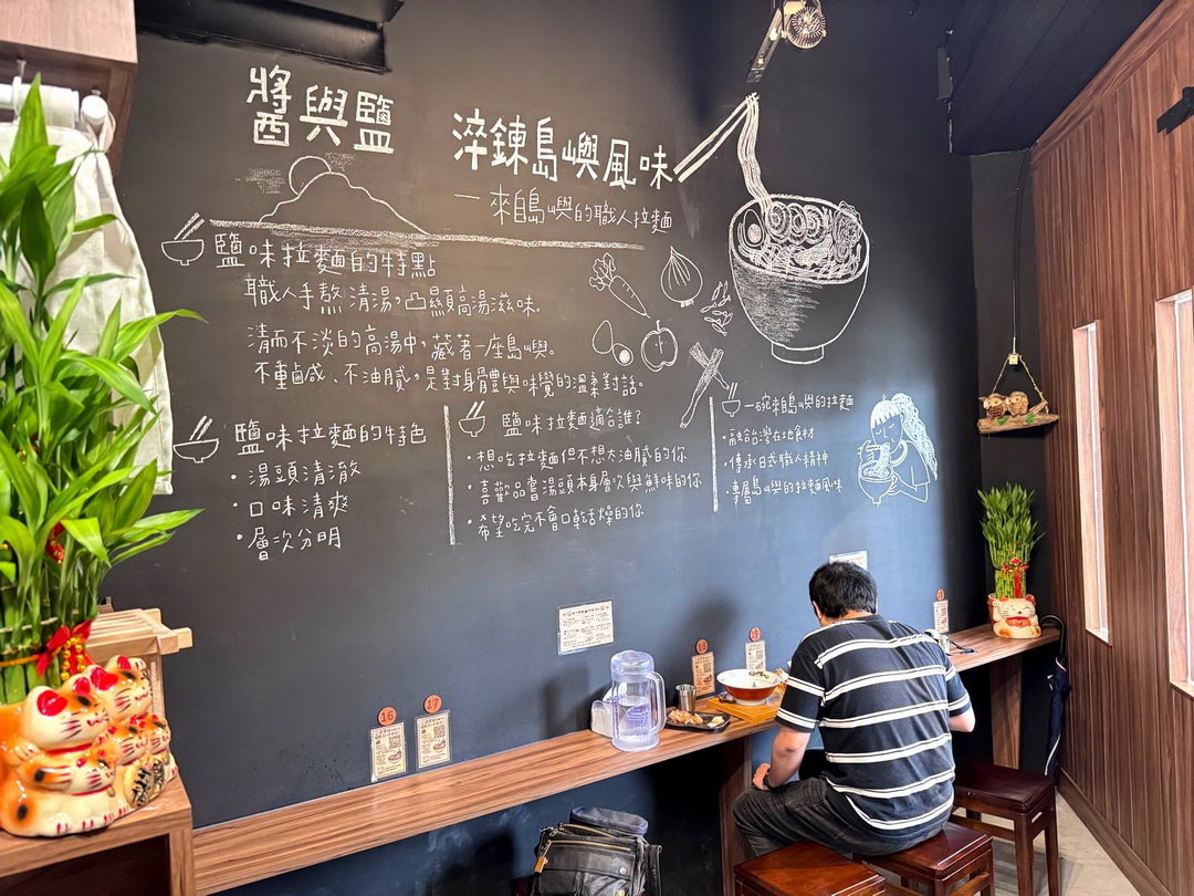 【島之麵屋】台中西區拉麵推薦，淡麗系鹽味海鮮拉麵超澎湃，學生價199元超佛心！ @猴屁的異想世界