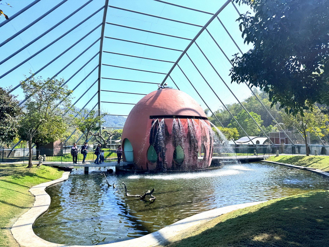 九九峰動物樂園｜南投親子景點推薦！笑笑羊、鸚鵡近距離互動，還有恐龍園區、美食街超豐富 @猴屁的異想世界