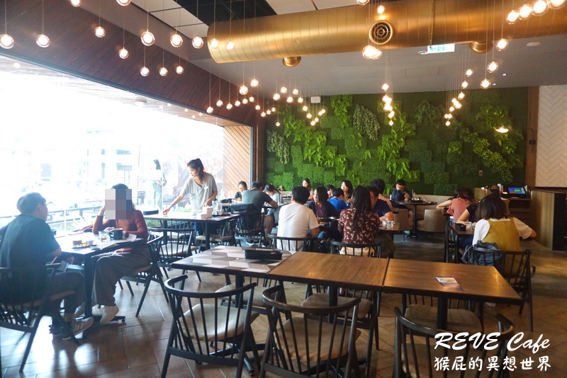 【台中美食】公益路美食-黑浮咖啡REVE Cafe！高雄人氣咖啡店開來台中！有義大利麵、鬆餅、披薩、早午餐等！環境優、適合聚餐！ @猴屁的異想世界