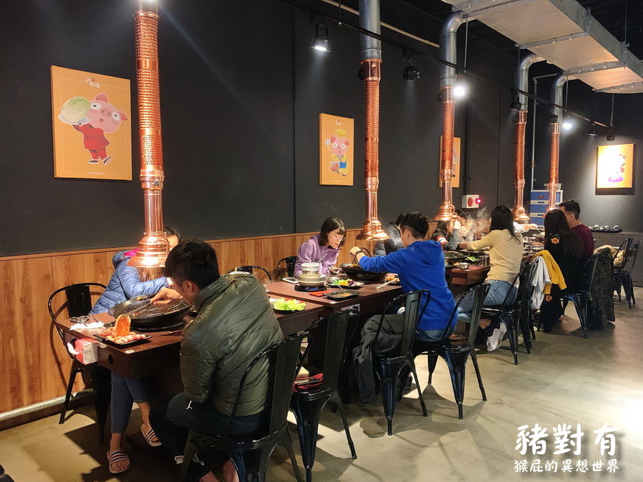 豬對有韓式烤肉吃到飽台中逢甲店｜韓式烤肉吃到飽299元起cp值高，炸物、小菜、火鍋隨你吃 @猴屁的異想世界