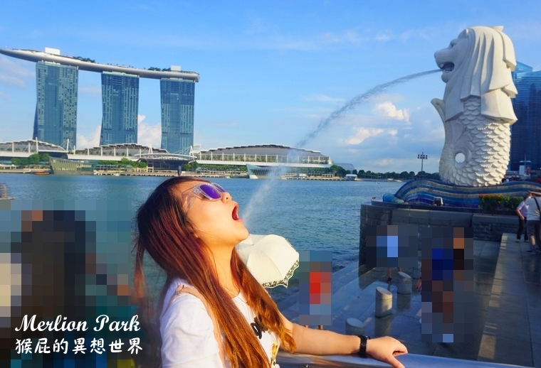 魚尾獅公園Merlion Park｜新加坡必去景點，超熱門打卡景點，我可能不會愛你偶像劇景點 @猴屁的異想世界