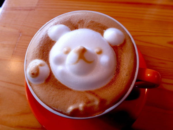 52cafe｜台中咖啡廳，超萌3D立體小熊拉花咖啡，完全擄獲少女心 @猴屁的異想世界