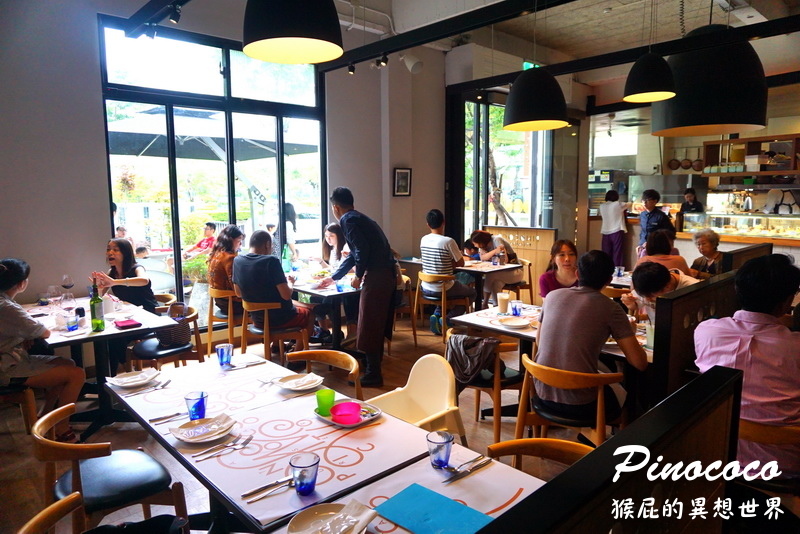 PINOCOCO皮諾可可｜台中義式餐廳，燉飯超好吃，披薩還可以雙拼，環境優適合聚餐慶生 @猴屁的異想世界
