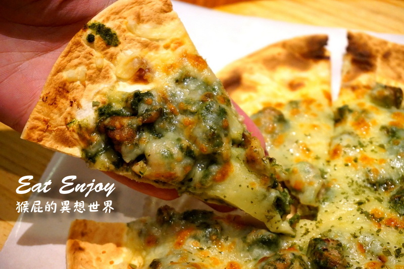 【新北新店】Eat Enjoy意享美式餐廳！義大利麵、披薩、漢堡、燉飯都好好吃！店狗法鬥超可愛、寵物友善餐廳、有wifi！ @猴屁的異想世界