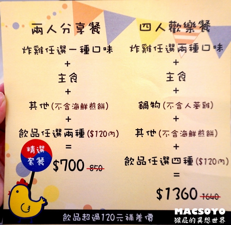 MACSOYO｜台北公館韓式料理推薦，超好吃的韓式炸雞，有附泡菜 @猴屁的異想世界