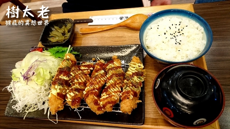 樹太老日本定食青海家樂福店｜台中好吃日本料理，炸豬排、丼飯平價大份量、味噌湯、白飯、生菜吃到飽 @猴屁的異想世界